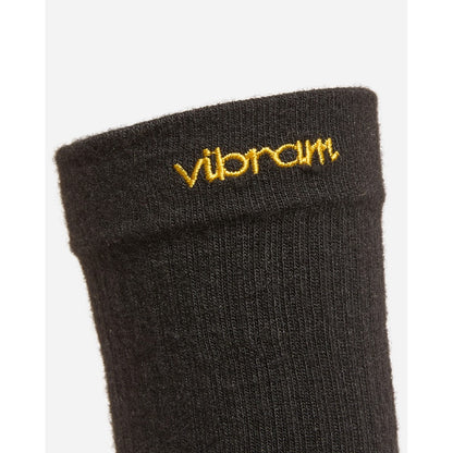 Black sock cuff with &